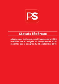 Statuts de la Fédération Bruxelloise du PS